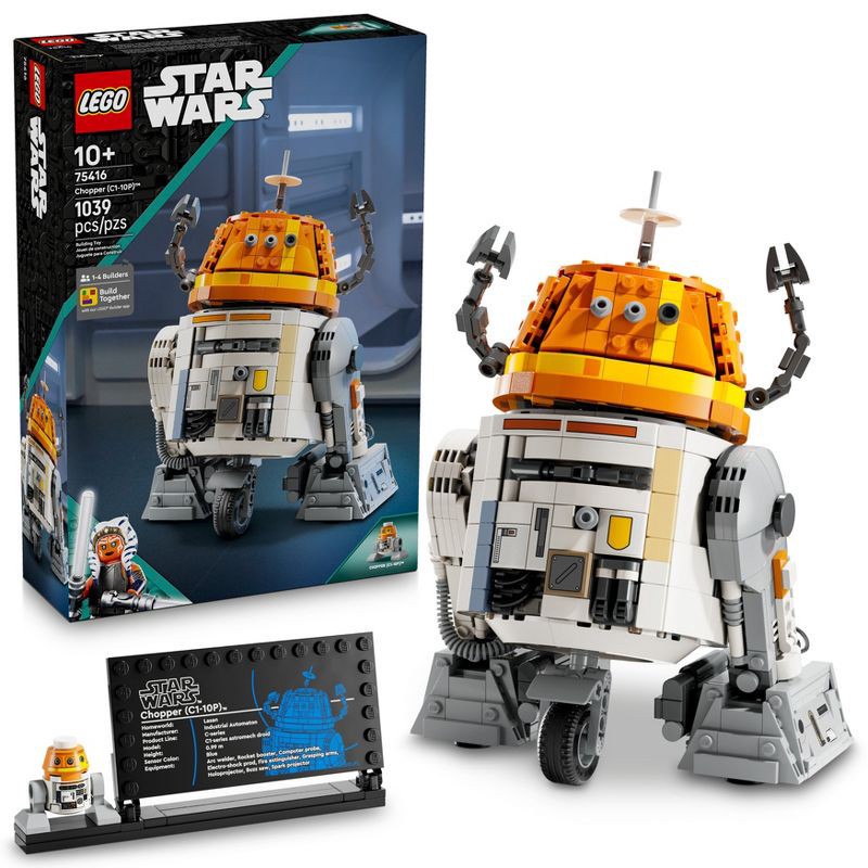 slide 1 of 7, LEGO Star Wars: Ahsoka Chopper (C1-10P) Astromech Droid Building Set 75416, 1 ct