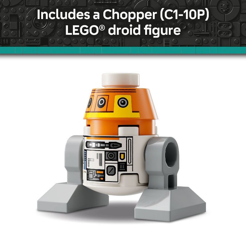 slide 6 of 7, LEGO Star Wars: Ahsoka Chopper (C1-10P) Astromech Droid Building Set 75416, 1 ct
