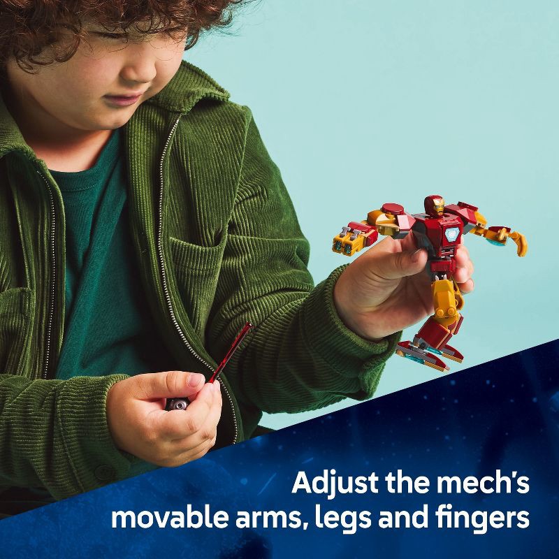 slide 5 of 6, LEGO Marvel Iron Man Mech vs. Ultron Superhero Building Toy Set 76307, 1 ct