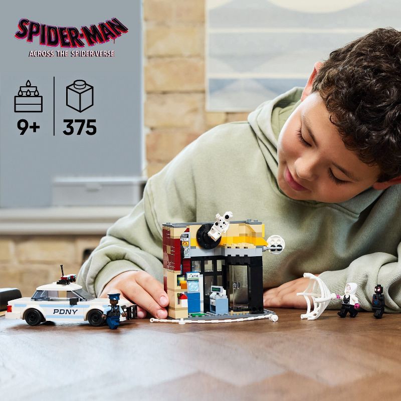 slide 2 of 6, LEGO Marvel Spider-Verse Miles Morales vs. The Spot Superhero Building Toy Set 76311, 1 ct