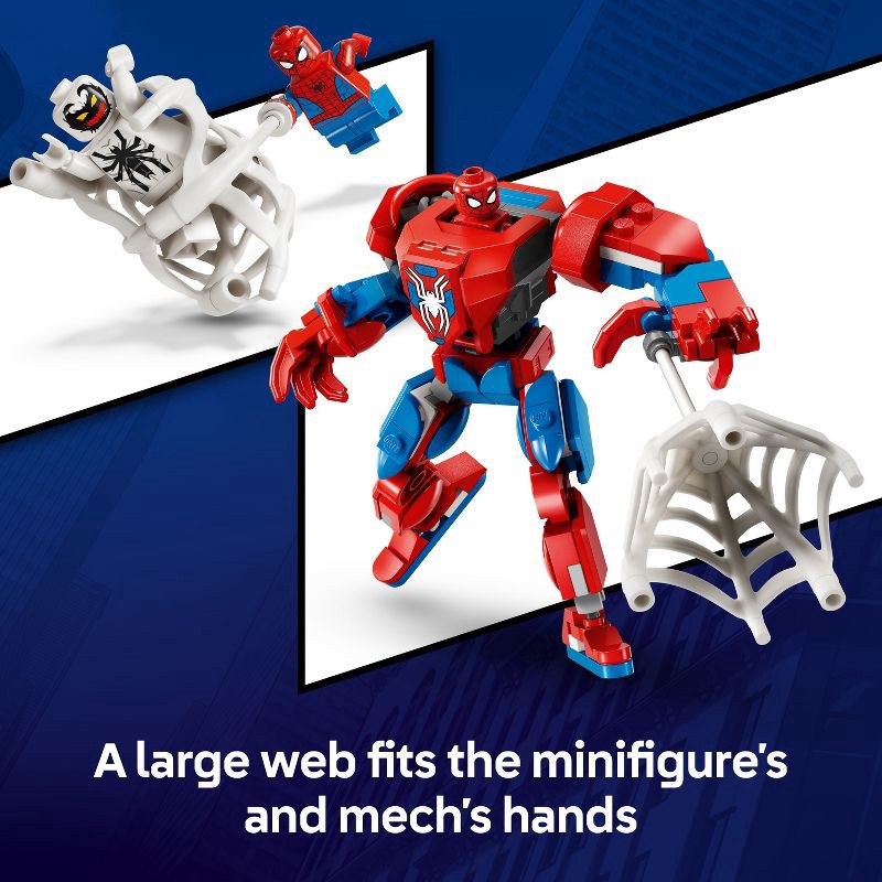 slide 4 of 6, LEGO Marvel Spider-Man Mech vs. Anti-Venom Building Toy Set 76308, 1 ct