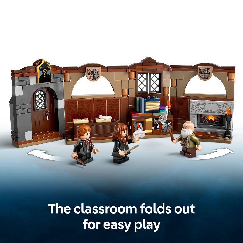 slide 3 of 6, LEGO Harry Potter Hogwarts Castle Charms Class, Wizard Building Toy 76442, 1 ct