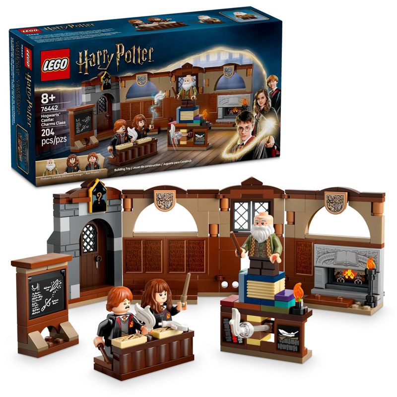 slide 1 of 6, LEGO Harry Potter Hogwarts Castle Charms Class, Wizard Building Toy 76442, 1 ct