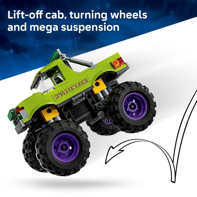 slide 3 of 6, LEGO Marvel The Hulk Truck vs. Thanos Building Set 76312, 1 ct