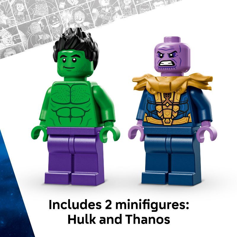 slide 5 of 6, LEGO Marvel The Hulk Truck vs. Thanos Building Set 76312, 1 ct