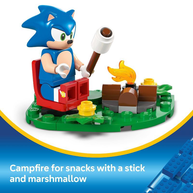 slide 5 of 6, LEGO Sonic the Hedgehog: Sonic's Campfire Clash Building Toy 77001, 1 ct