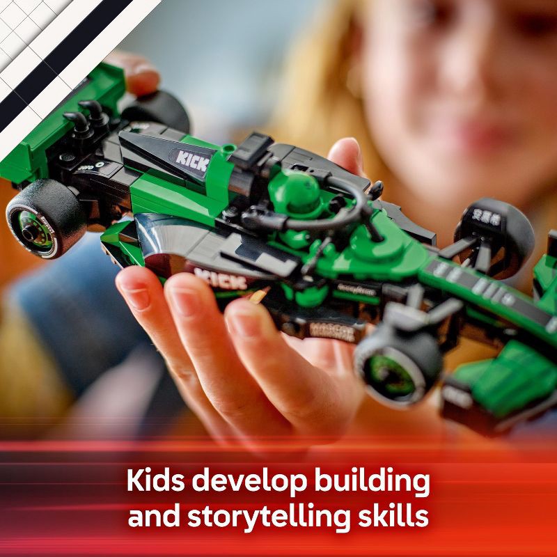 slide 5 of 7, LEGO Speed Champions KICK Sauber F1 Team C44 Race Car Toy Building Set 77247, 1 ct