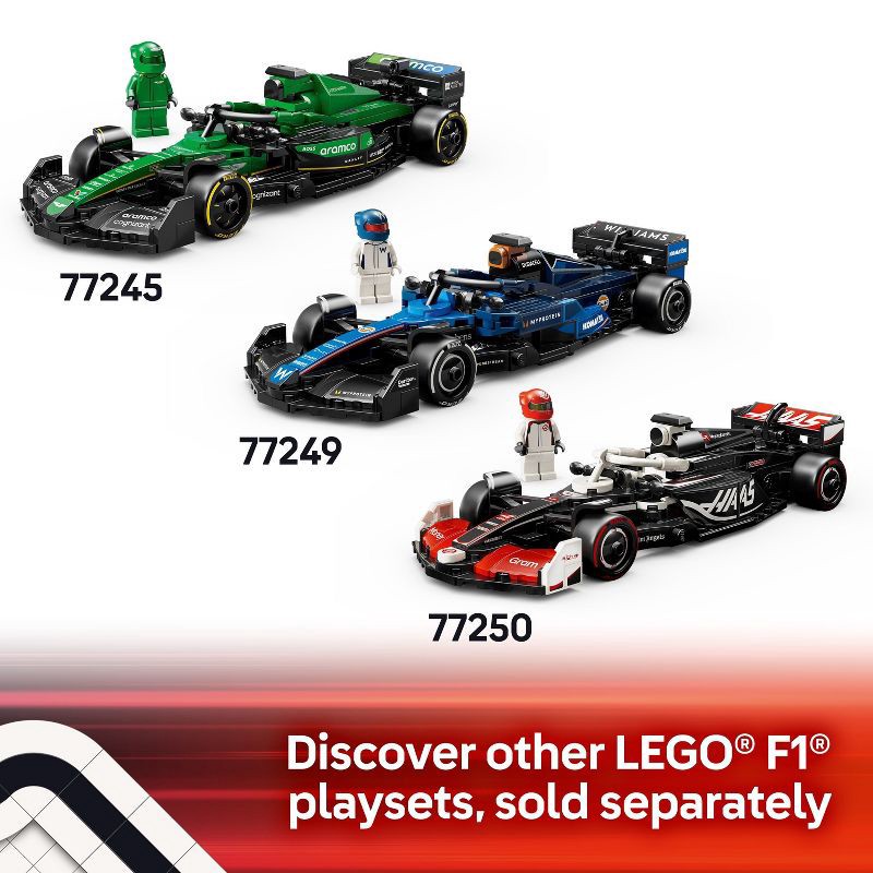 slide 7 of 7, LEGO Speed Champions KICK Sauber F1 Team C44 Race Car Toy Building Set 77247, 1 ct