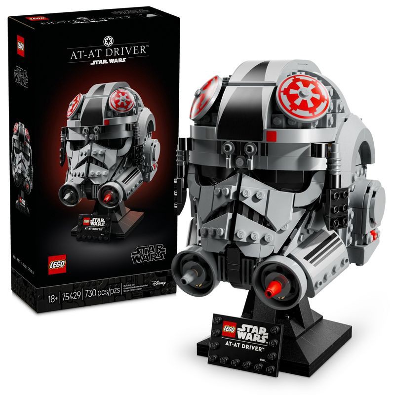 slide 1 of 7, LEGO Star Wars: The Empire Strikes Back AT-AT Driver Helmet Building Set for Adults 75429, 1 ct