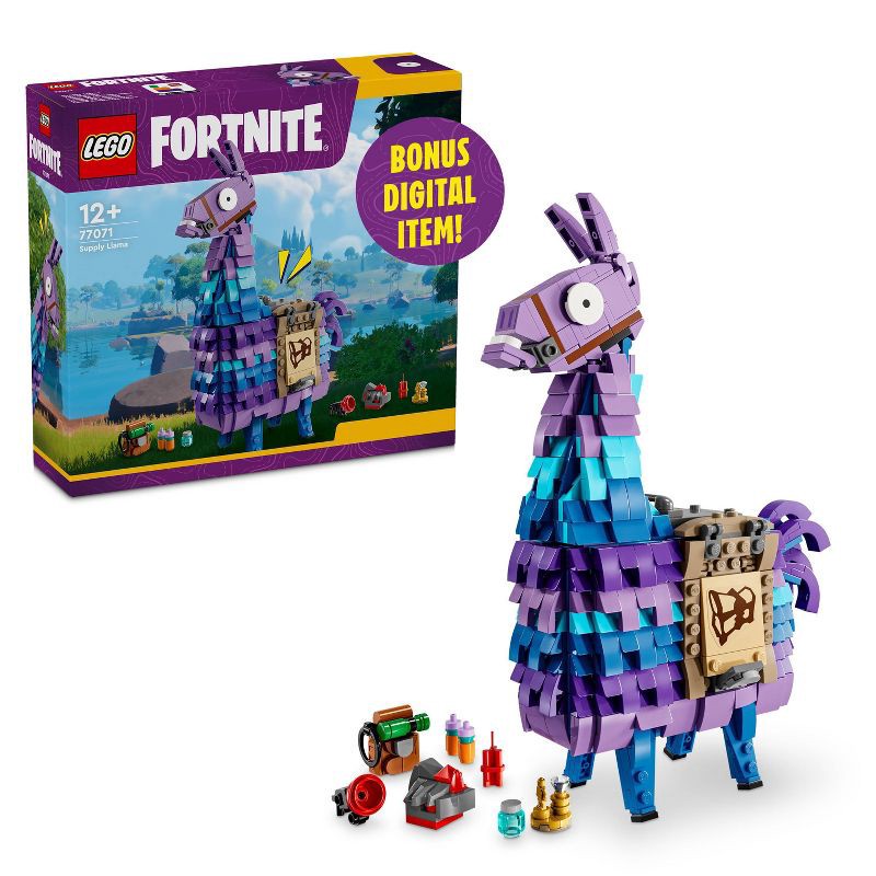 slide 1 of 8, LEGO Fortnite Supply Llama Collectible Building Toy 77071, 1 ct