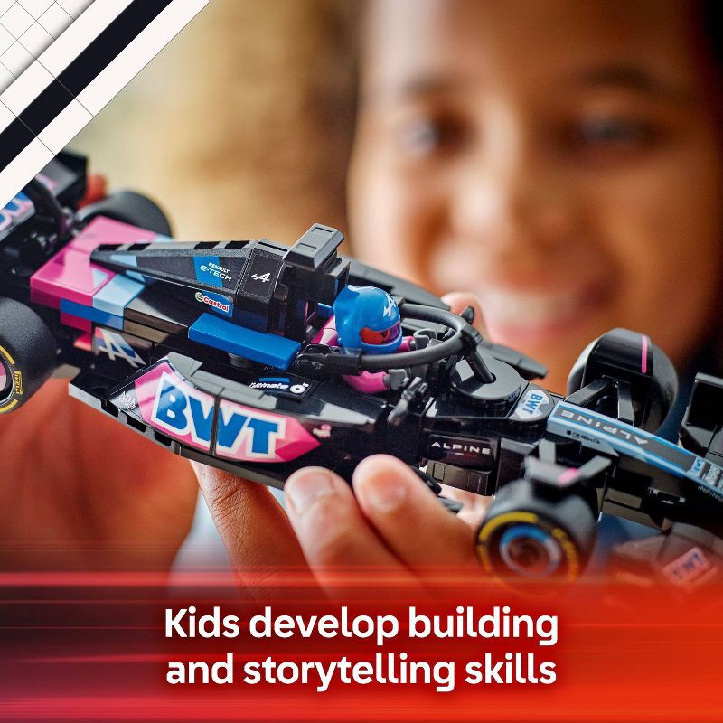 slide 5 of 7, LEGO Speed Champions BWT Alpine F1 Team A524 Race Car Toy Building Set 77248, 1 ct