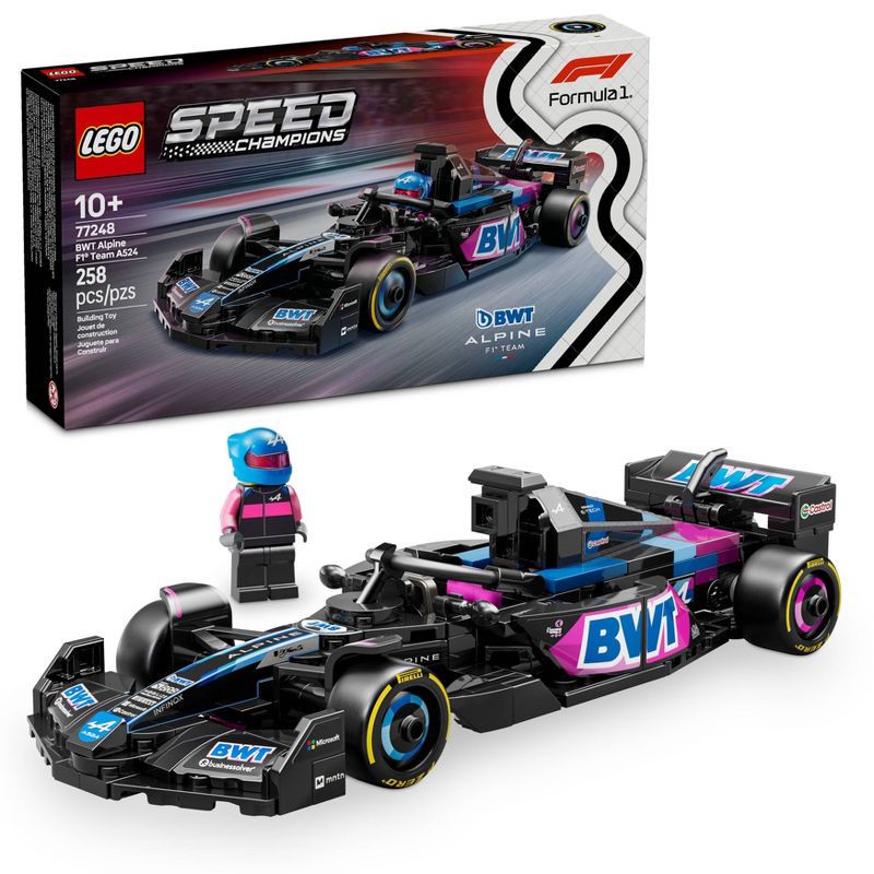 slide 1 of 7, LEGO Speed Champions BWT Alpine F1 Team A524 Race Car Toy Building Set 77248, 1 ct