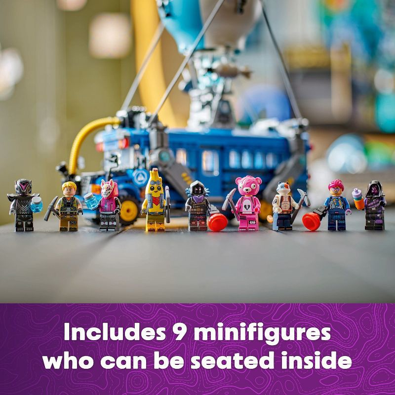 slide 7 of 8, LEGO Fortnite Battle Bus Collectible Building Toy 77073, 1 ct