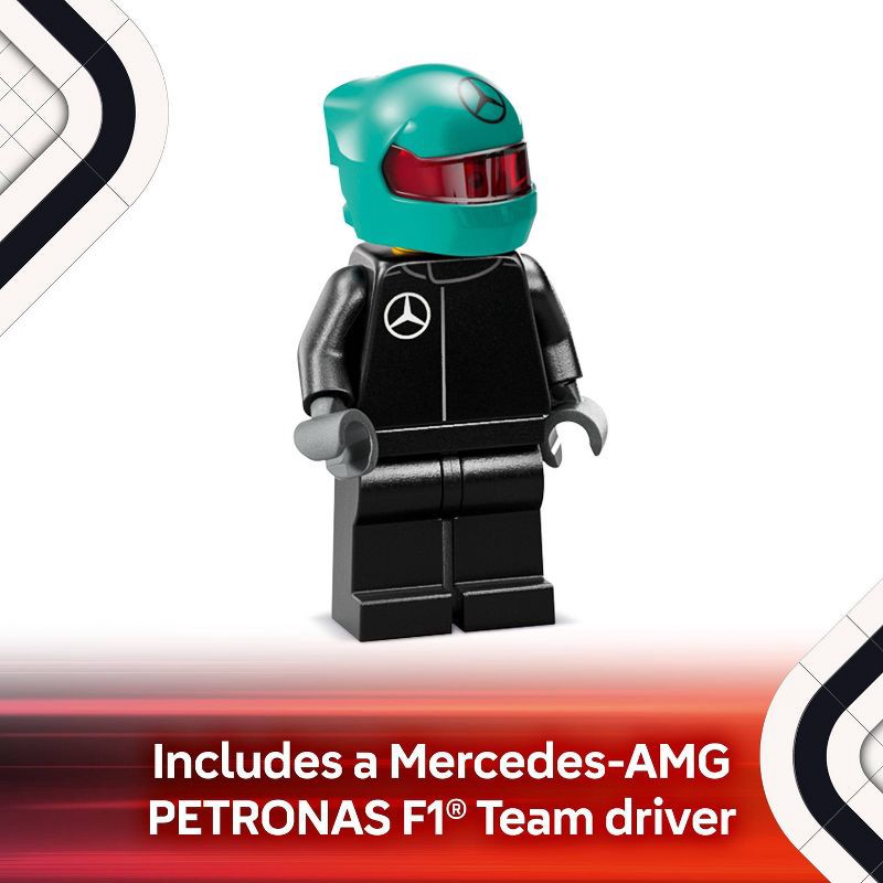 slide 4 of 7, LEGO Speed Champions Mercedes-AMG F1 W15 Race Car Building Toy 77244, 1 ct