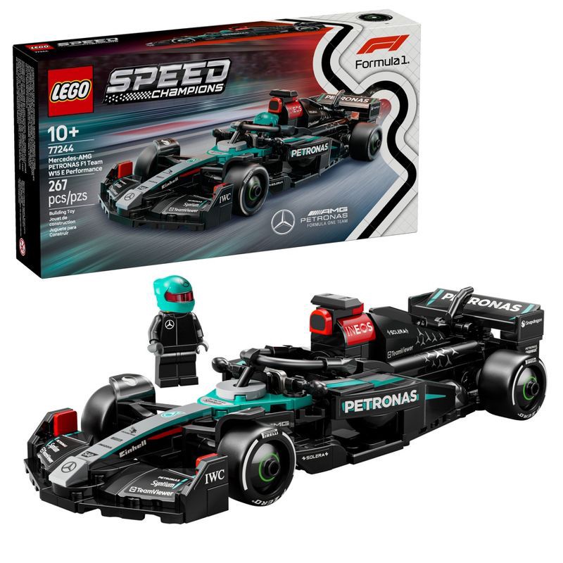 slide 1 of 7, LEGO Speed Champions Mercedes-AMG F1 W15 Race Car Building Toy 77244, 1 ct