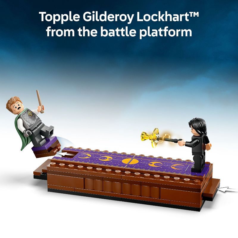 slide 3 of 6, LEGO Harry Potter Hogwarts Castle Dueling Club, Wizard Building Toy 76441, 1 ct