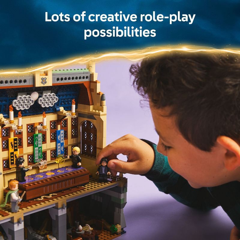 slide 5 of 6, LEGO Harry Potter Hogwarts Castle Dueling Club, Wizard Building Toy 76441, 1 ct