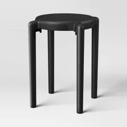Recycled Plastic Accent Side Table Black - Room Essentials™