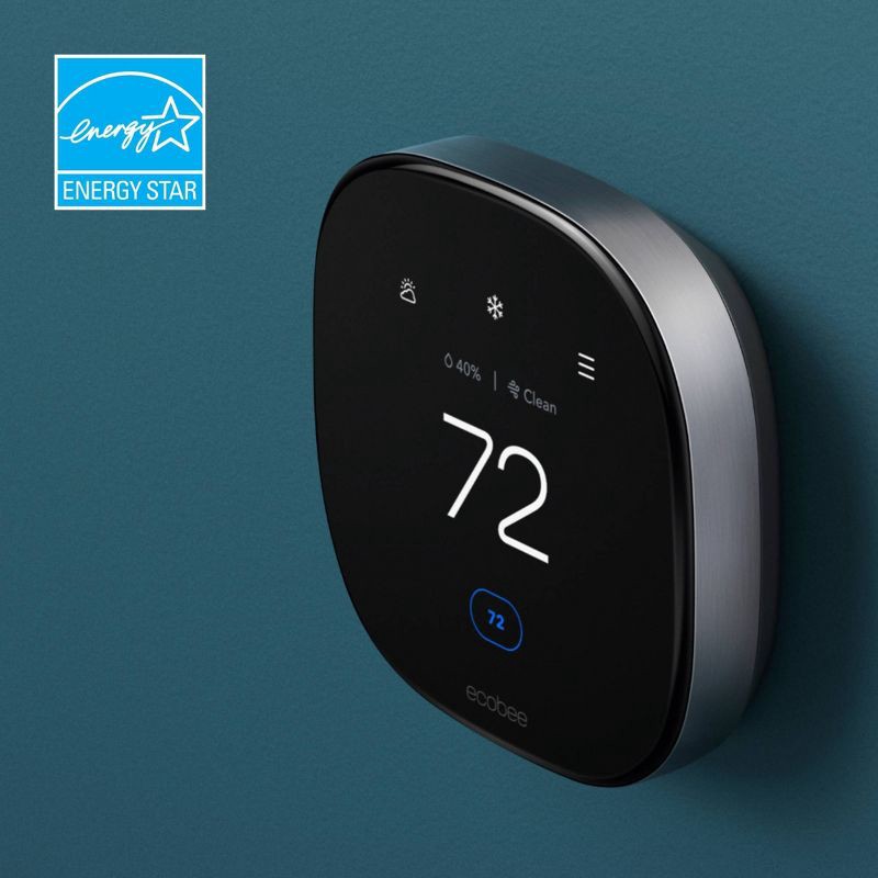 slide 2 of 14, ecobee Smart Thermostat Premium: Wi-Fi, Voice Control, Energy Star, Apple HomeKit & Alexa Compatible, 7-Day Programmable, 1 ct