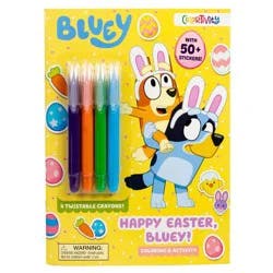 Bluey Colortivity: Happy Easter, Bluey! - (Color & Activity with Twistable Crayons) by Editors of Studio Fun International (Paperback)