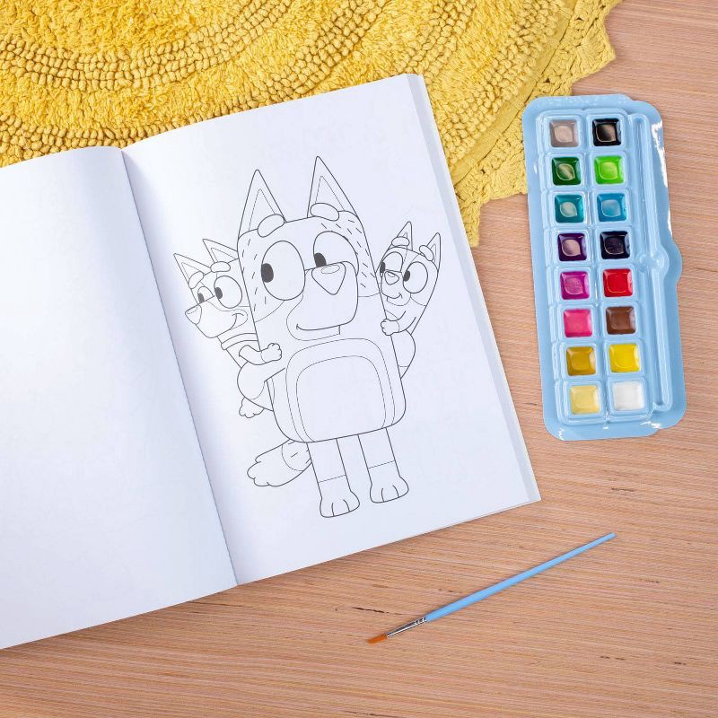 slide 6 of 8, Bluey Colortivity: Paint Party! - (Color & Activity with Paint) by Editors of Studio Fun International (Paperback), 1 ct