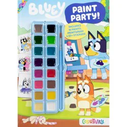 Bluey Colortivity: Paint Party! - (Color & Activity with Paint) by Editors of Studio Fun International (Paperback)