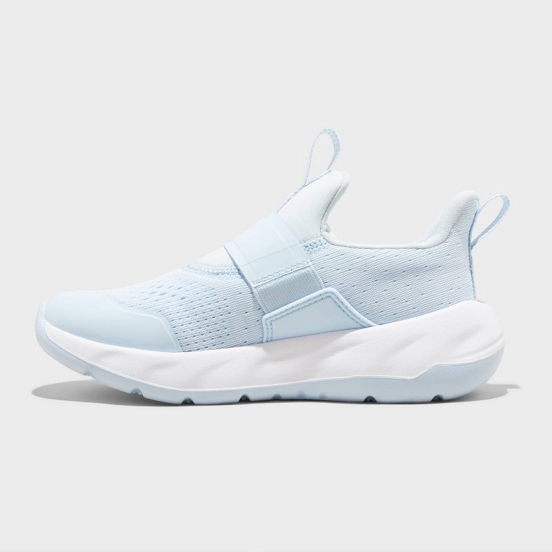 slide 2 of 4, Kids' Dillon Slip-On Performance Sneakers - All In Motion™ Light Blue 2: Non-Marking Sole, Shock Absorption, 1 ct