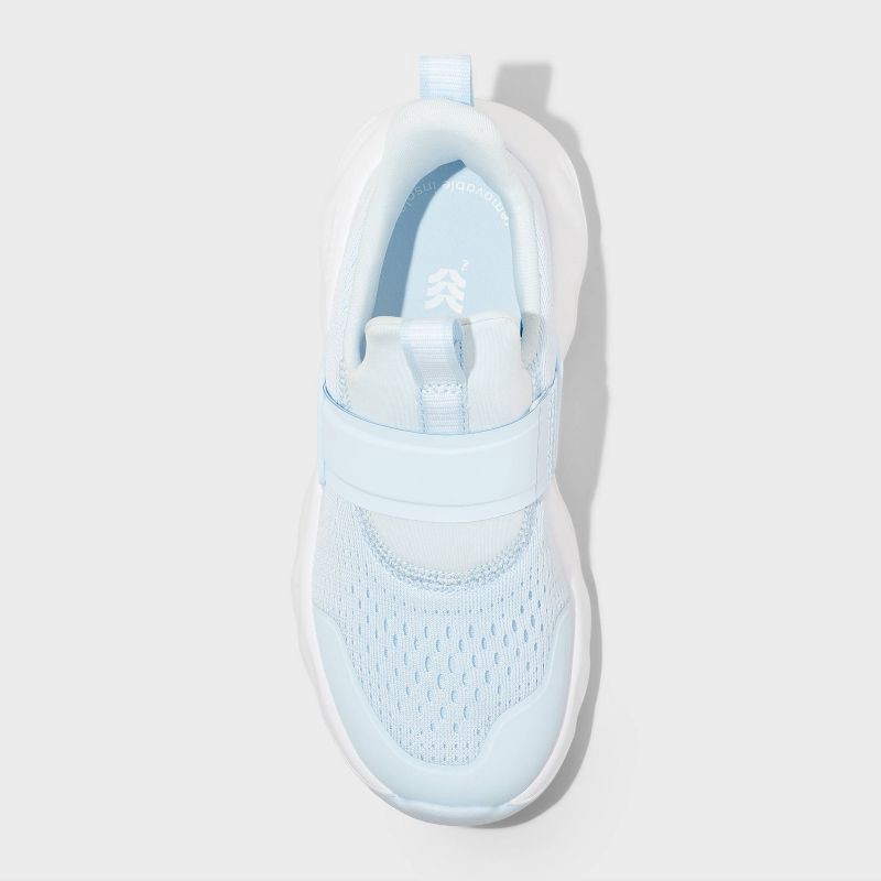 slide 3 of 4, Kids' Dillon Slip-On Performance Sneakers - All In Motion™ Light Blue 2: Non-Marking Sole, Shock Absorption, 1 ct