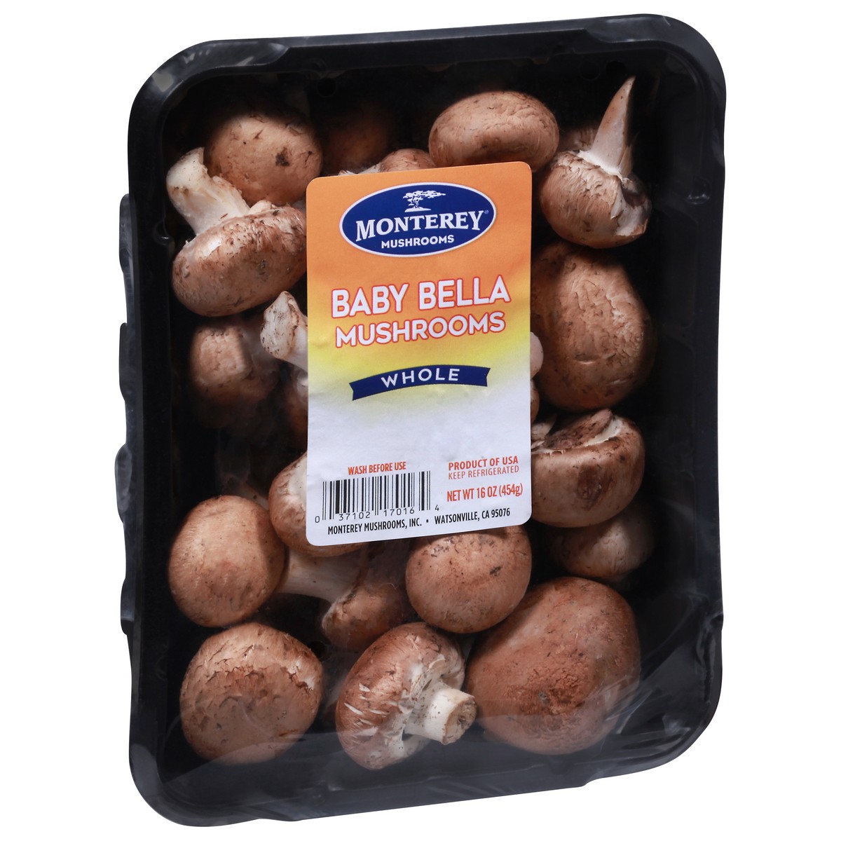 slide 3 of 9, Monterey Mushrooms Whole Baby Bellas, 16 oz