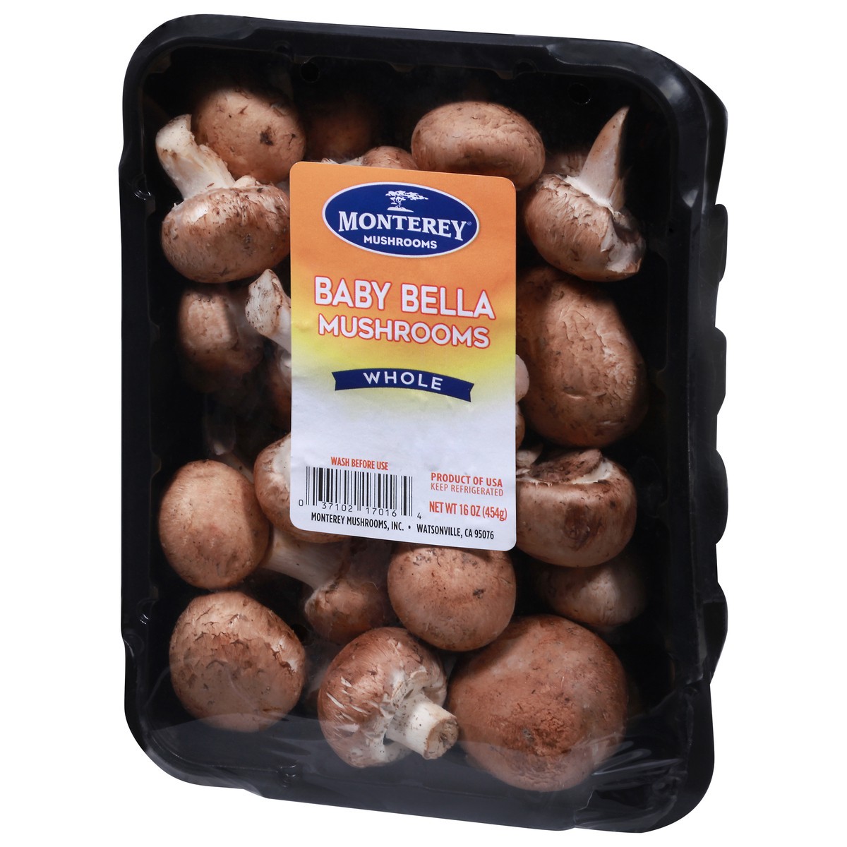 slide 5 of 9, Monterey Mushrooms Whole Baby Bellas, 16 oz