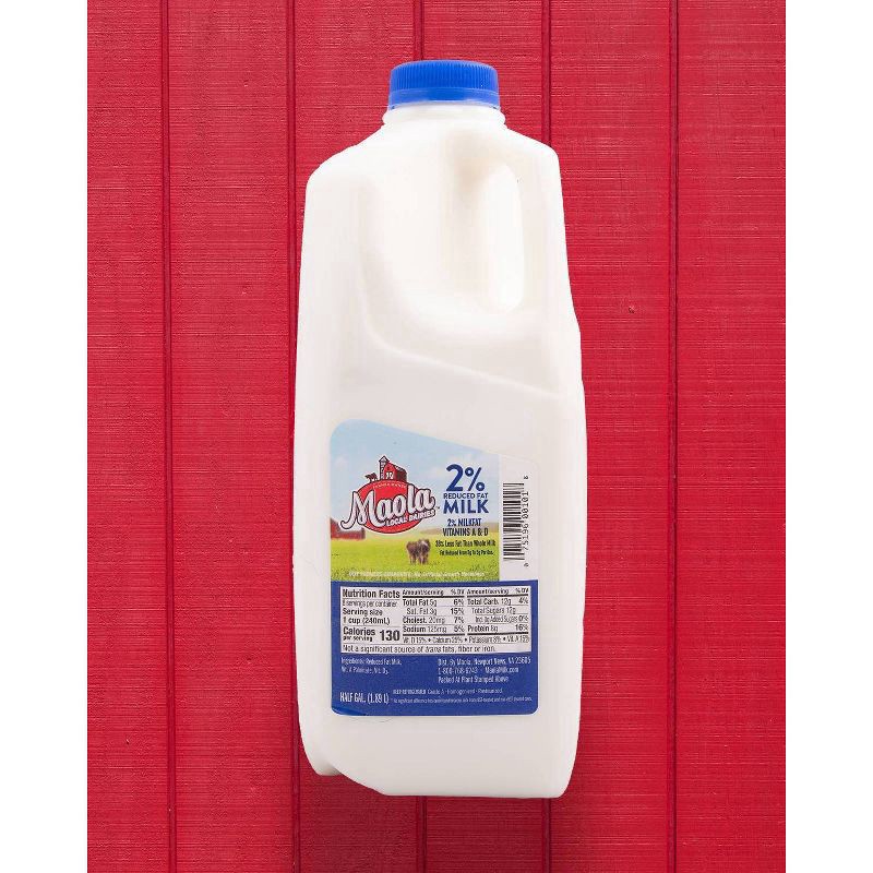 slide 1 of 3, Maola Milk 0.5 gl, 1/2 gal