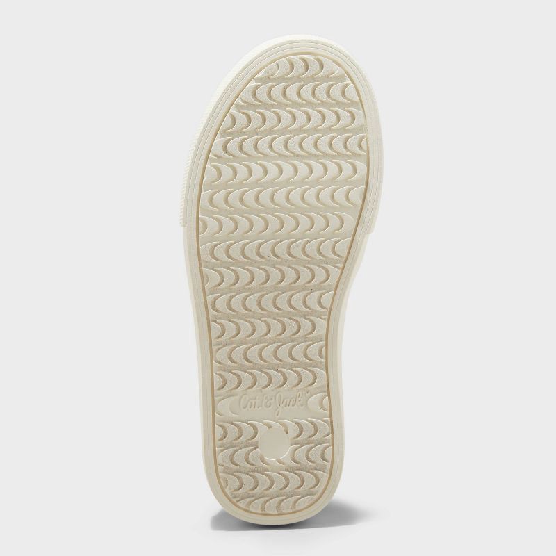 slide 4 of 4, Kids' Rune Slip-On Sneakers - Cat & Jack™ Cognac 1: Faux Leather, Non-Marking Sole, Closed Round Toe, 1 ct