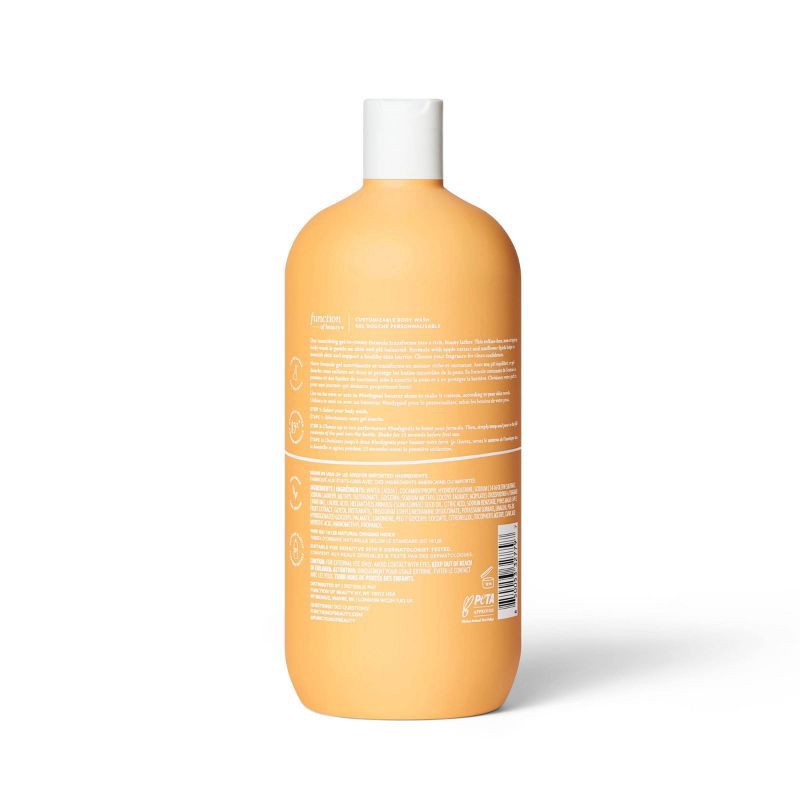 slide 2 of 10, Function of Beauty Custom Body Wash - Energizing Peach - 22 fl oz, 22 fl oz