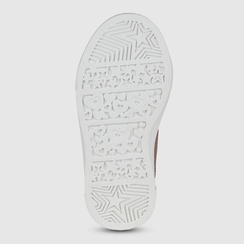 slide 4 of 5, S Sport By Skechers Toddler Girls' Lexie Sneakers - Light Pink 8T: Hook & Loop, Light Up, Polka Dots, 1 ct