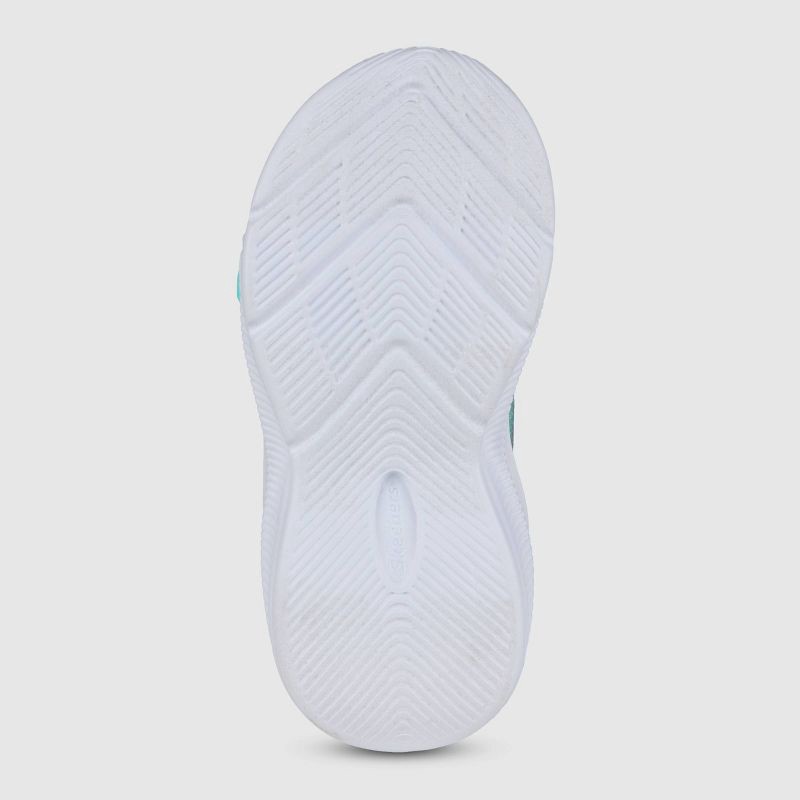 slide 4 of 4, S Sport By Skechers Toddler Girls' Cora Sneakers - Silver 6T: Hook & Loop, Cushioned Insole, Glitter Detail, 1 ct