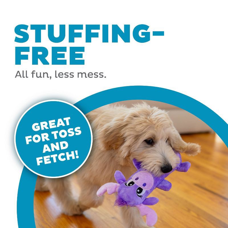 slide 5 of 6, Outward Hound Moose Stuffing Free Dog Animal Plush Toy, 1 ct
