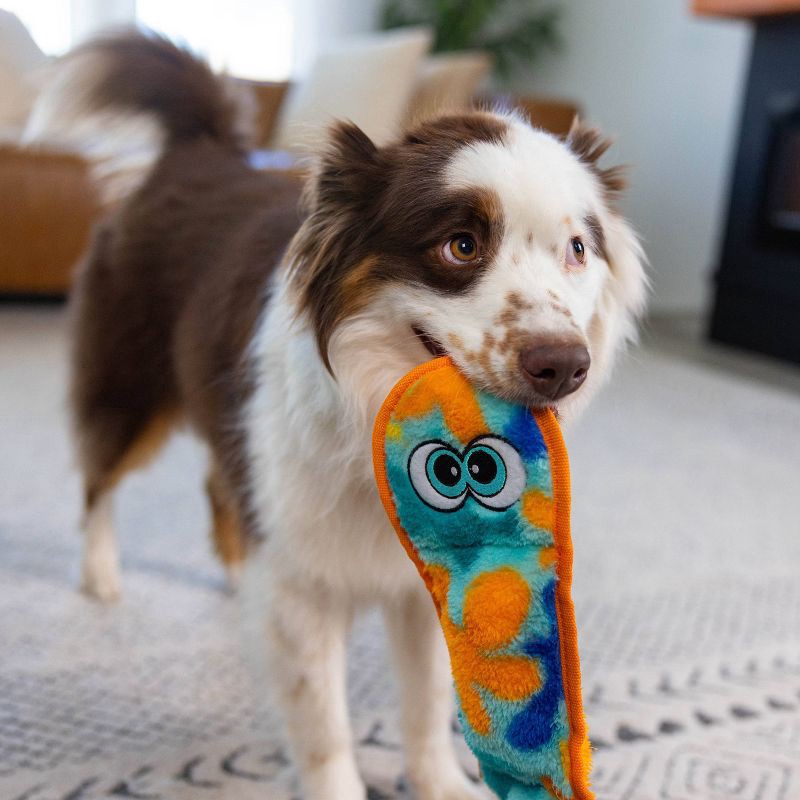 slide 3 of 6, Outward Hound Sssupreme Snake Dog Animal Plush Toy, 1 ct