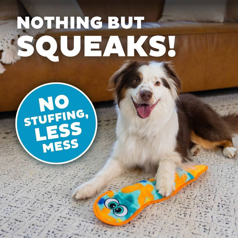 slide 4 of 6, Outward Hound Sssupreme Snake Dog Animal Plush Toy, 1 ct