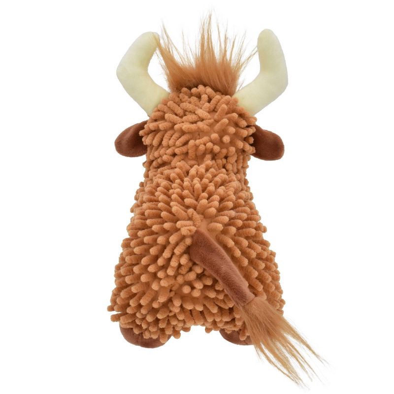 slide 4 of 4, Multipet Highland Cow Floppy Dog Plush Toy, 1 ct