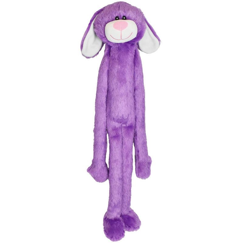 slide 1 of 4, Multipet Swingin Slevin Bunny Dog Plush Toy, 1 ct