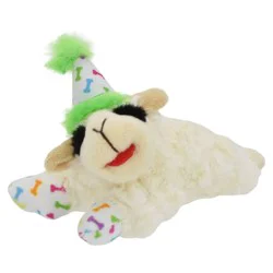 Multipet Birthday Lamb Chop Dog Interactive Plush Toy