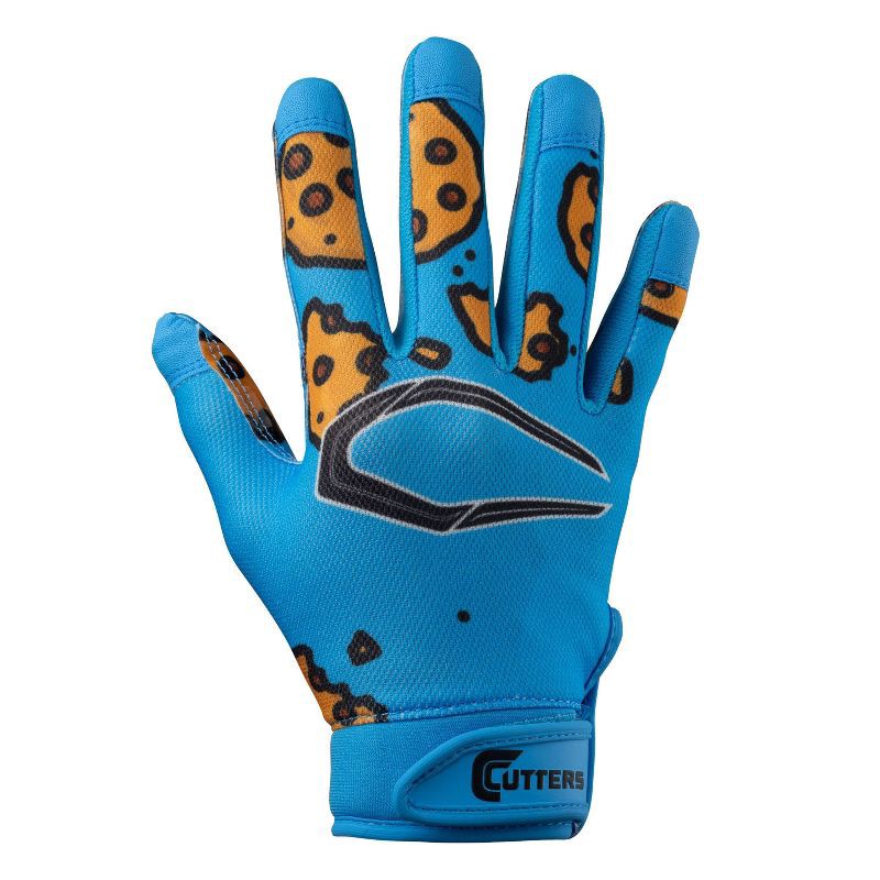 slide 3 of 7, Cutters Game Day Receiver Gloves Youth - Feed Me S/M, 1 ct
