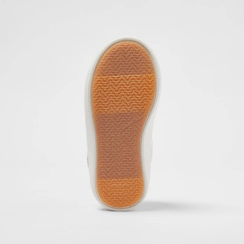 slide 4 of 4, Toddler Sora Glitter Sneakers - Cat & Jack™ 6T: Star Pattern, Hook and Loop Closure, Flocked Outsole, 1 ct