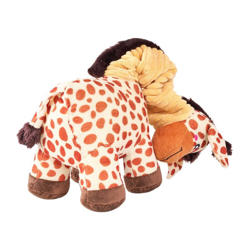 slide 3 of 5, ZippyPaws Bungee Buddiez Giraffe Dog Plush Toy, 1 ct