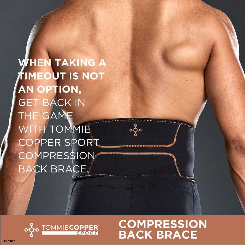 slide 6 of 7, Tommie Copper Sport Comfort Back Brace - L/XL: Polyester & Spandex Support, 1 ct