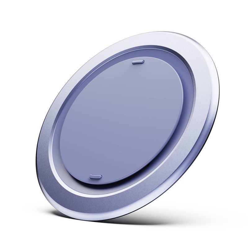 slide 1 of 10, ohsnap! Snap Grip Luxe Magnetic Phone Grip - Ultra Thin, Fits Any Phone - Crushed Orchid: Aluminum Wireless Charging Compatible Mount, 1 ct