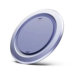 ohsnap! Snap Grip Luxe Magnetic Phone Grip - Ultra Thin, Fits Any Phone - Crushed Orchid: Aluminum Wireless Charging Compatible Mount