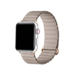 Posh Tech Riley Magnetic Leather Band for Apple Watch - Beige