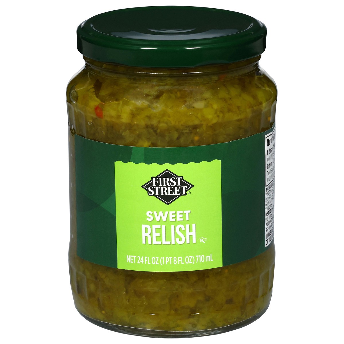 slide 1 of 14, First Street Sweet Relish - 24 oz, 24 oz