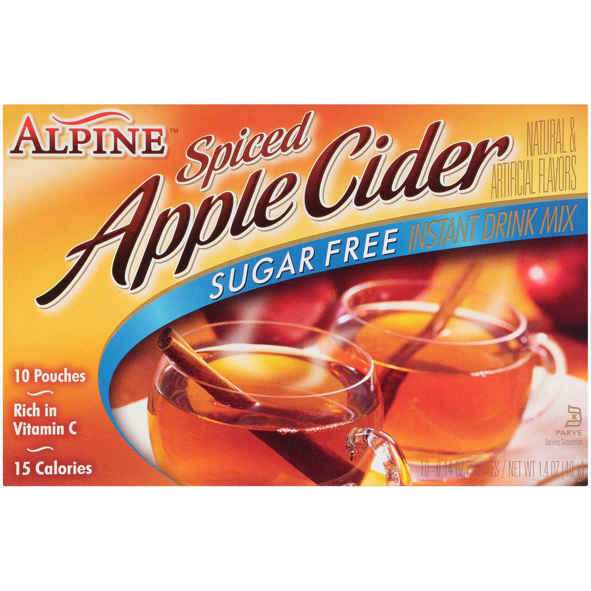 slide 1 of 15, Alpine Apple Flavor Drink Mix Sugar-Free Spiced Cider - 7.4 oz, 7.4 oz